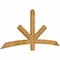 Ekena Millwork Alberta Rough Sawn Timber Gable Bracket, Western Red Cedar, 72"W x 33"H x 2"D x 4"F, 11/12 Pitch GBW072X33X0204ALB00RWR - alternate 2